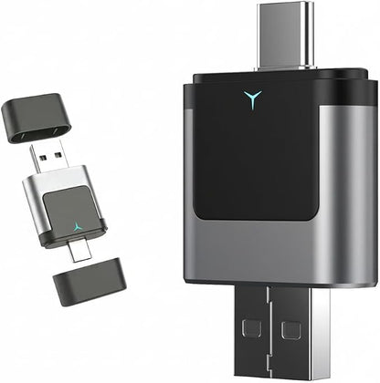 Wireless CarPlay and Android Auto Adapter, USB-A and USB-C Dual Connector Version, 2 in 1 Wireless Adapter for Factory Wired CarPlay Android Auto Cars, OEM Control Support