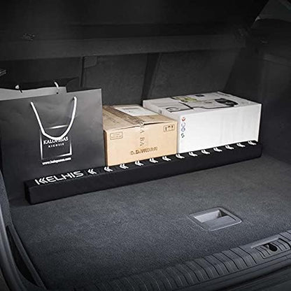 Flexistick Car Trunk Organiser - Unique Flexible Vehicle Tidy Storage Organisation Accessories for Auto Boot, SUV and Sedan (98cm)