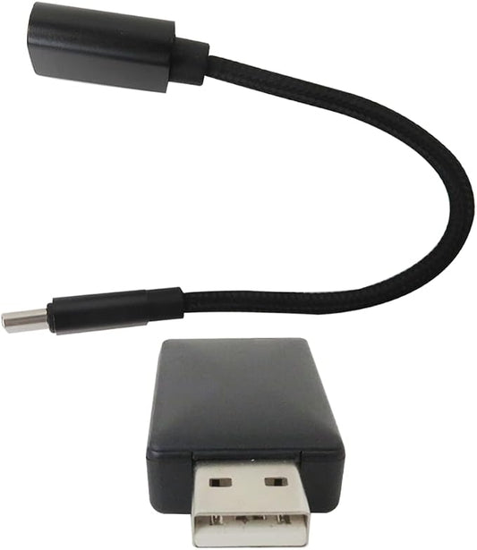 USonline911 Fast and Stable 2-in-1 Upgraded Car Play Wireless Adapter with 5Ghz WiFi and BT 5.0 Transmission Module Plug and Play for Androi-d Auto Wireless Adapter