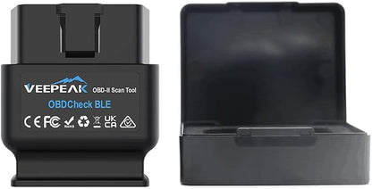 Veepeak OBDCheck BLE Bluetooth OBD II Scanner for iOS & Android, Car Wireless Check Engine Light Code Reader Diagnostic Tool