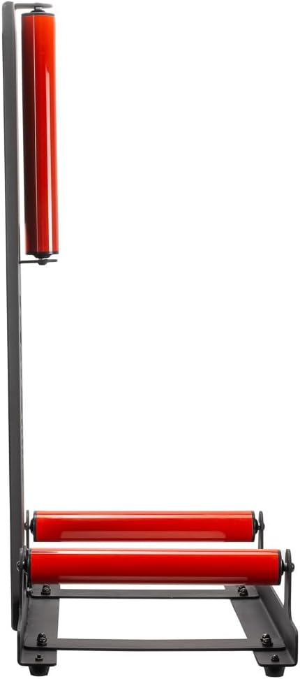 Maxshine Universal Red Wheel & Rim Detailing Rolling Stand | 360° Rotating Tire Stand for Wheel Wash, Ceramic Coating & Tire Shine | Heavy-Duty Rim Roller Stand for Professional Auto Detailing