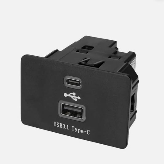 HU5Z-19A387-A,Carplay USB Interface Hub Replacement HC3Z-19A387-B,HU5T-14F014-AB,Upgrade USB/Type-C Module Support Apple Carplay Android Compatible with Ford F-150 SYNC 3 Version 3.4