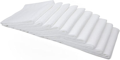 Autofiber [Mr. Everything] Premium Paintwork and Coating Leveling Towel (16"x16") 10 Pack (White)