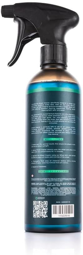 Armour Detail Supply - Wheel Cleaner - pH Neutral, Color-Changing Formula for Safe Brake Dust Removal – High-Cling Foam, Safe on All Finishes - 16oz
