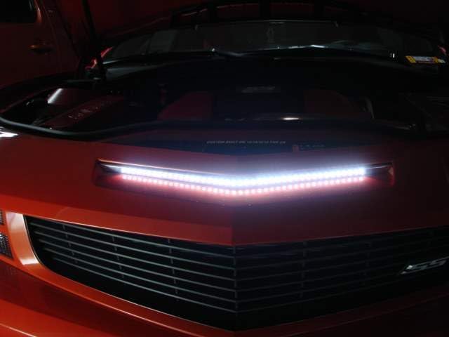 iJDMTOY 20 inches 48-LED RGB 7-Color LED Knight Rider Scanner Lighting Bars Compatible with Car Truck SUV Interior or Exterior Decoration