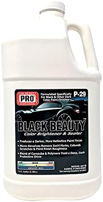 Pro Black Beauty Car Wax, Color Brightener & Sealer, Black Car Wax, One Step.1 Gall.P-26