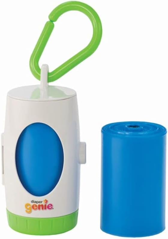 Diaper Genie On-The-Go Dispenser, Portable Diaper Bag Dispenser, Lavender Scent