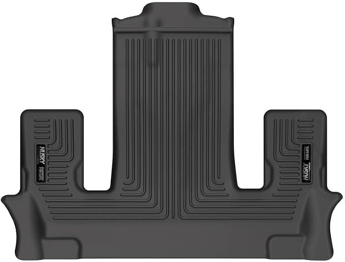 Husky Liners Weatherbeater Floor Mats | Fits 2022-2026 Ford Explorer w/2nd Row Bucket & w/Out Floor Console | 3rd Row, 1-pc Black - 14441