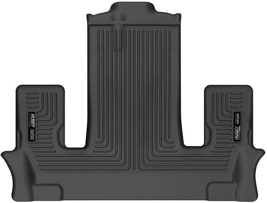 Husky Liners Weatherbeater Floor Mats | Fits 2022-2026 Ford Explorer w/2nd Row Bucket & w/Out Floor Console | 3rd Row, 1-pc Black - 14441
