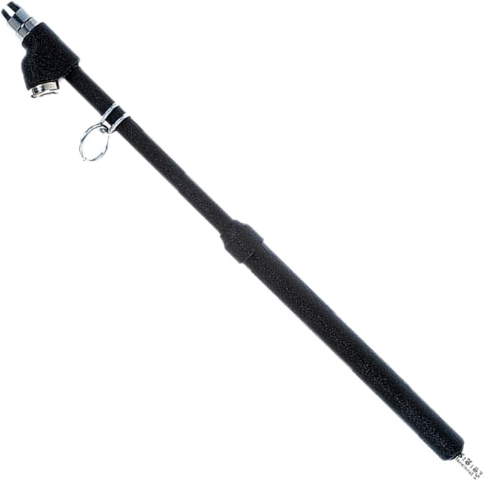 Haltec GA-165 Dual Foot 12" Long Reach Truck Service Tire Gauge with Extended Head. Straight on and 30 Degree Reverse Head, 10-150 PSI