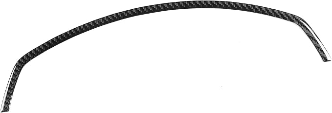 Compatible with Dodge Charger 2008 2009 2010 Real Premium Soft Carbon Fiber Decor Car Speedometer Trim Strip Sticker Interior Accessories Decal Cover Black