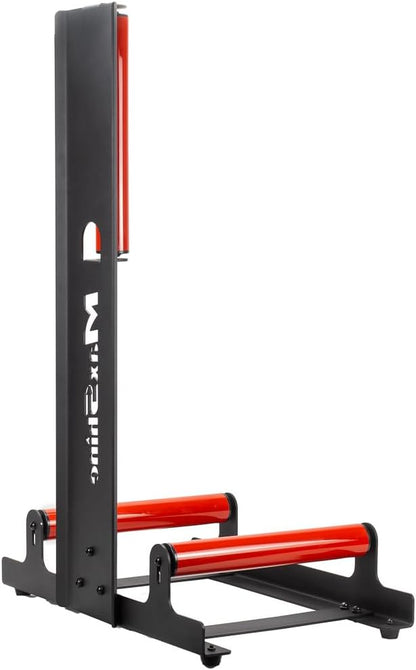 Maxshine Universal Red Wheel & Rim Detailing Rolling Stand | 360° Rotating Tire Stand for Wheel Wash, Ceramic Coating & Tire Shine | Heavy-Duty Rim Roller Stand for Professional Auto Detailing