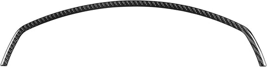 Compatible with Dodge Charger 2008 2009 2010 Real Premium Soft Carbon Fiber Decor Car Speedometer Trim Strip Sticker Interior Accessories Decal Cover Black