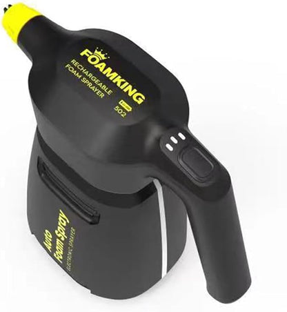 2L Cordless Foam Cannon for Car Wash, Electric Foam Blaster with Type-C Fast Charge, 60 Mins Battery, Adjustable Nozzle for Rich Foam/Wash Modes, Portable for Car, Patio, Home Cleaning