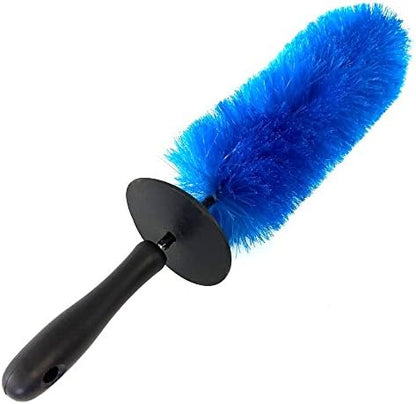 Speedy Wheel Brush, Easy Reach Wheel RIM Detailing Brush 17’’ Long Bristle by SCP, Rim Tire Detail Brush,Car Wheel Brush,Use on Rims,Wheels,Exhaust Tips and more