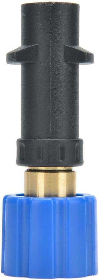 MJJC Foam Cannon Connector (Compatible with S and Pro Since V2.0) (Compatible with Karcher’s K2/K3/K4/K5/K6/K7 Connection(Blue Color Version))