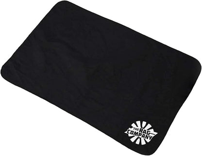 The Rag Company - "Fender Defender - Premium Microfiber Suede Cloth, Autobody & Paint Damage Protection, 250gsm, 24in x 36in, Black (2 Pack)