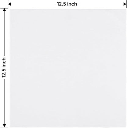 HOMEXCEL White Microfiber Cleaning Cloth 12 Pack, 12.5 x 12.5 inch Microfiber Towels for Cars, Ultra Absorbent Car Washing Cloth, Lint Free Streak Free Cleaning Rags for Car, Kitchen, and Window