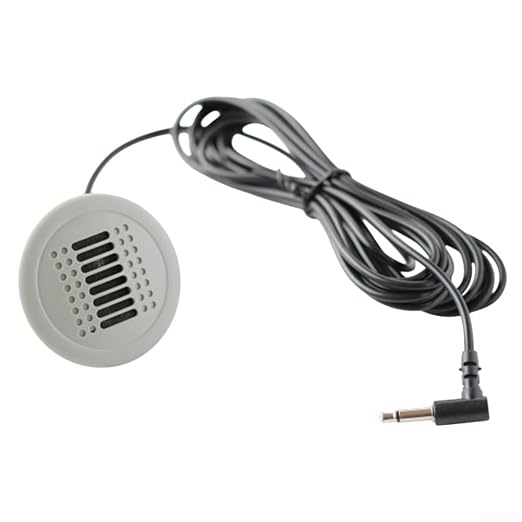 3.5MM External Microphone Audio Cable Car Stereo Wired Mic Adapter Extension Cord 300CM Compatible with Android Radio System