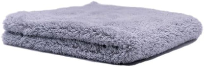 Ethos Plush 470 Microfiber Towels for Cars - Premium Car Detailing Towels - Edgeless Ultrasoft Micro Fiber Cloth for Car Wash, Interior & Exterior (1 - Speed Gray 470GSM)