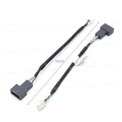 4Pin Car USB Adapter Plug Connector Cable for Hyundai Elantra Sonata IX45 KIA Sorento K3 Sportage Cerato Retain Original USB for Android Radio