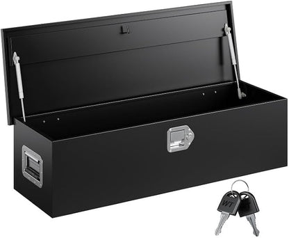 Yizosh 39 Inch Steel Heavy Duty Truck Bed Tool Box, Trailer Tongue Box with Lock and Keys
