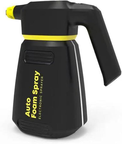 2L Cordless Foam Cannon for Car Wash, Electric Foam Blaster with Type-C Fast Charge, 60 Mins Battery, Adjustable Nozzle for Rich Foam/Wash Modes, Portable for Car, Patio, Home Cleaning