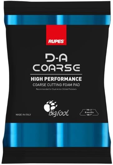 RUPES Coarse Random Orbital Foam pad (Blue) Ø 80/100mm, Single Pad