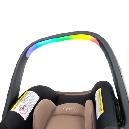 Shyft Intuiti Travel System Featuring LiteMax NXT Infant Car Seat with SensorySoothe (Caramel Tan)