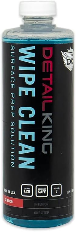 Detail King Wipe Clean - Car Surface Cleaner - Ceramic Coating Prep - Car Wax Remover - Polish Remover (Pint)