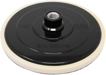AES Industries 51720 6.5" Cushioned Hook and Loop Backing Pad (with Pad Centering Pipe Included)