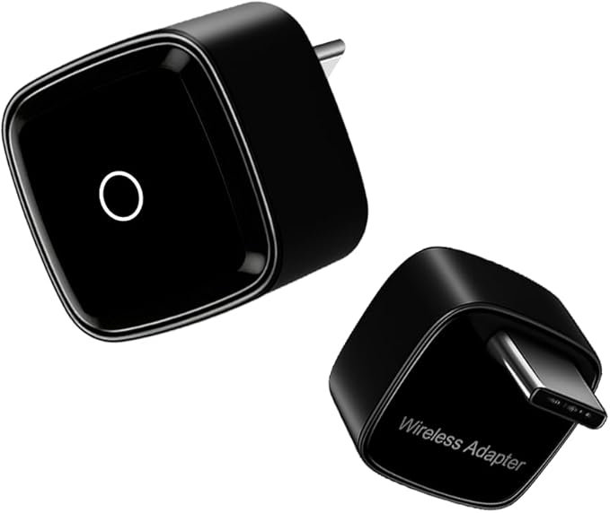 ONINCE Wireless CarPlay Adapter USB-C | Wired to Wireless Conversion | Plug & Play | Auto Reconnect | Low Latency for Factory CarPlay Cars