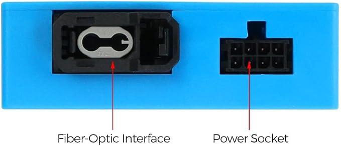 Optic Fiber Decoder for Mercedes-Benz ML/GL/R Class/ W164/ W251/Cayenne Cayman 911 997 Boxster BMW E90 Audi(Compatible with Bose)