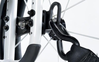 Q’Straint Q-10010 QRT-360 Wheelchair Tie-Down Kit – 4 Fully Automatic Retractors with L-Track Fittings for Vans, Buses & Paratransit Vehicles