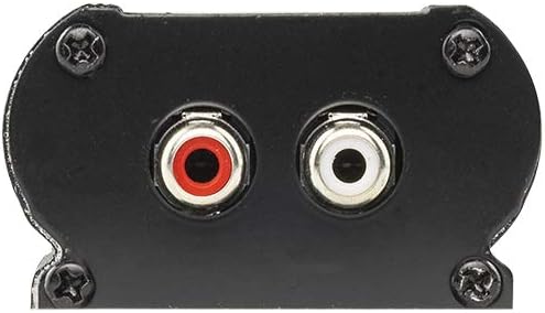 DS18 NF1 Car Audio Noise Filter RCA Ground Loop Isolator, Eliminates Alternator Whine & Static, Inline Plug & Play, 20Hz–20KHz Full Range Sound Enhancer for Amplifiers & Stereo Systems