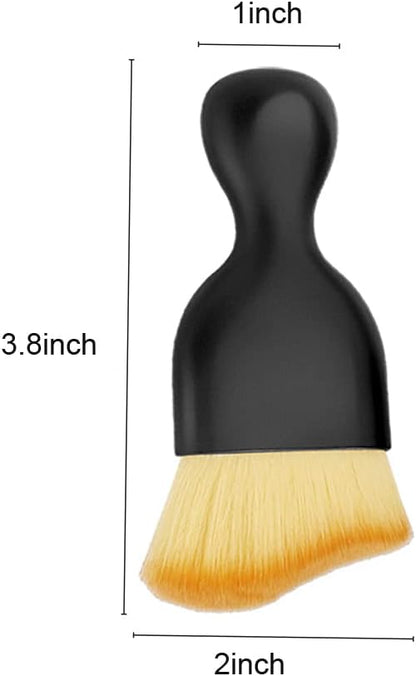 Soft Microfiber Car Detailing Brushes 4 Pack - Scratch-Free Interior & Exterior Cleaning Kit for Leather Seats, Dashboard Dusting, Air Vents, Trim | Car Detailing Tools for Cars, Trucks, SUVs
