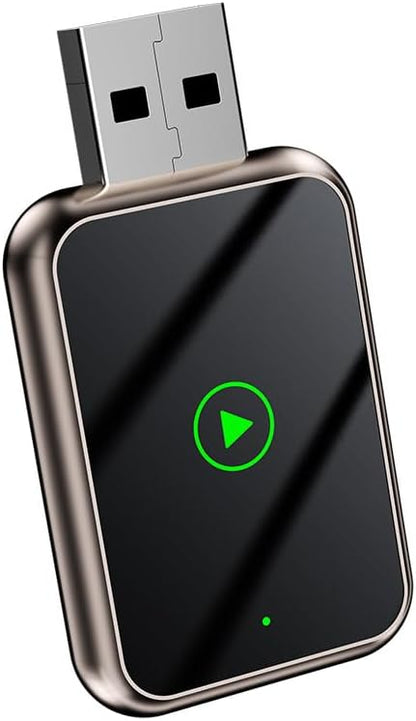 Wireless CarPaly & Android Adapter - Convert Factory Wired CarPlay to Wireless Car Play Dongle Plug, Work w/iPhone iOS 10+& Android 9+, 2 Cable Included USB A to USB C & A (Y7pro)