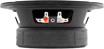 DS18 PRO-GM6.4B Loudspeaker - 6.5", Midrange, Red Aluminum Bullet, 480W Max, 140W RMS, 4 Ohms - Premium Quality Audio Door Speakers for Car or Truck Stereo Sound System (1 Speaker)