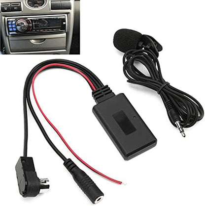 POCREATION Stable Data, Ai Net Bluetooth Bluetooth 5.0 Aux Cable Adapter with Microphone Handsfree Fit, for Cda 9857 Cda 9886 Cda 117