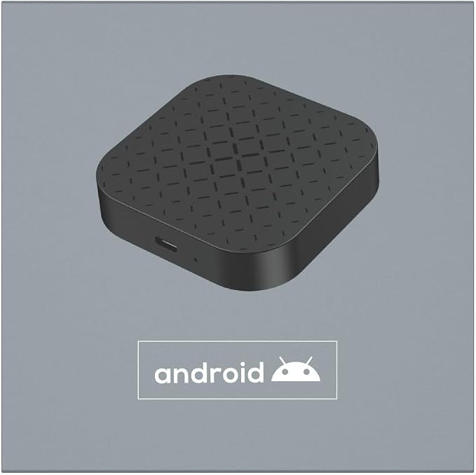 CarPlay AI Box Android 11 2GB+16GB, Wireless CarPlay Android Auto Adapter, Netflix YouTube, Google Play, WiFi Hotspot, TF Card up to 128GB, Black