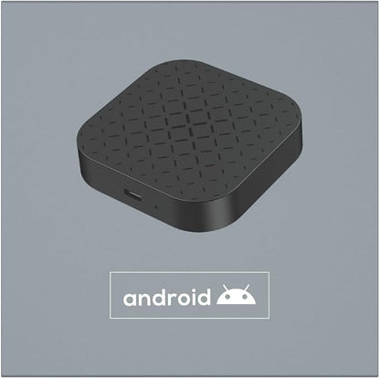 CarPlay AI Box Android 11 2GB+16GB, Wireless CarPlay Android Auto Adapter, Netflix YouTube, Google Play, WiFi Hotspot, TF Card up to 128GB, Black