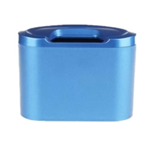 Sakali Portable Mini Car Garbage Can Premium Quality Universal Traveling Portable Car Trash Can (Blue)