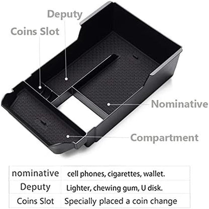 TTCR-II for Mazda CX-30 Center Console Organizer Tray 2020-2025 2026, Center Armrest Glove Storage Box Compatible with 2020-2025 Mazda CX-30 Console Organizer