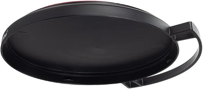 Maxshine 12" Universal Foam Bucket Lid Seat | Black with Red Padded Snap-On Cover for 12" Buckets | Converts to Seat, Kneeling Pad & Organizer| Detailing Accessory