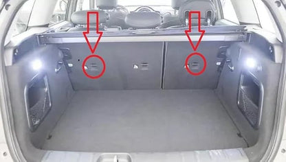 Trunk Rear Seats Organizer Cargo Net for Mini Cooper Clubman 2016-2024 – Envelope Style Cargo Net for Hatchback – Premium Mesh Car Trunk Organizer – Compatible with Mini Cooper Clubman