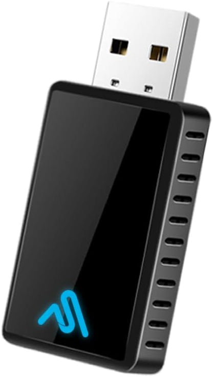Wireless CarPlay Adapter for iPhone & Android Auto – Plug & Play, Fast Auto-Connect, Compatible with Factory Wired CarPlay, Stable Dual-Band Connection – AutoSky WUA-8PRO