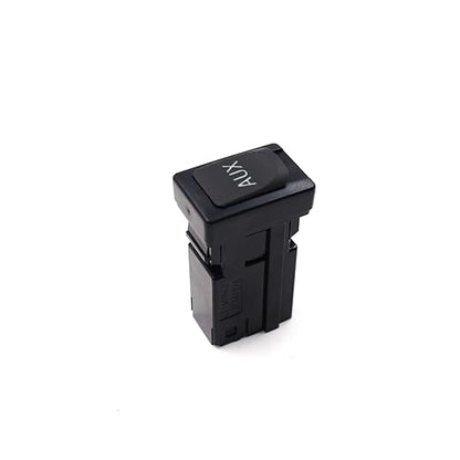 AUX Input Jack 86190-02010 | 3.5mm Auxiliary Port Replacement for Corolla RAV4 Highlander Tundra Sienna Tacoma Avalon | 8-Pin Plug & Play Audio Socket