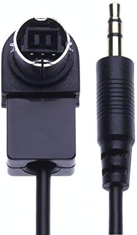 Aux Input Cable Adaptor, Stereos Alpine Aux Jack 3.5mm Converter for Alpine, JVC Stereo CDA 7998R, 9535R, 9830R, 9831R, 9833R, 9847R, 9851R, 9853R, 9855R, 9812RB, 9854R