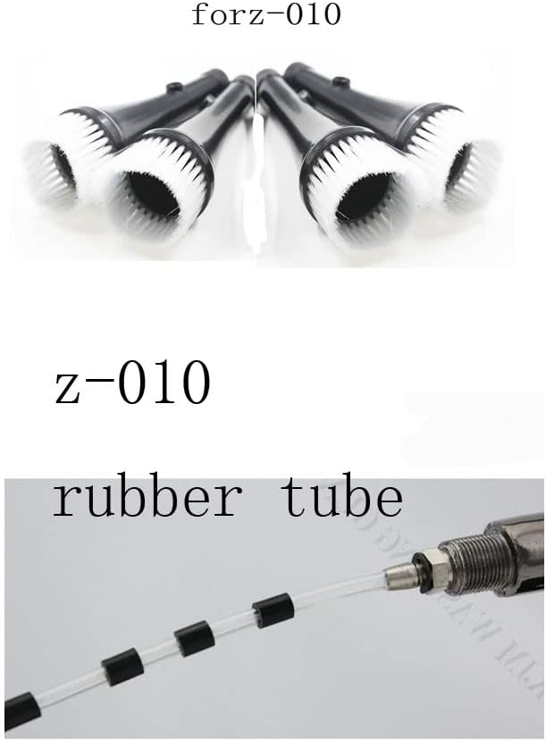 Plastic Rubber Cone Brush | Genuine Factory Replacement Part for The Classic z-010 Car Cleaning Gun & Tornado Air Blow Out Tool(4pcs/lot)