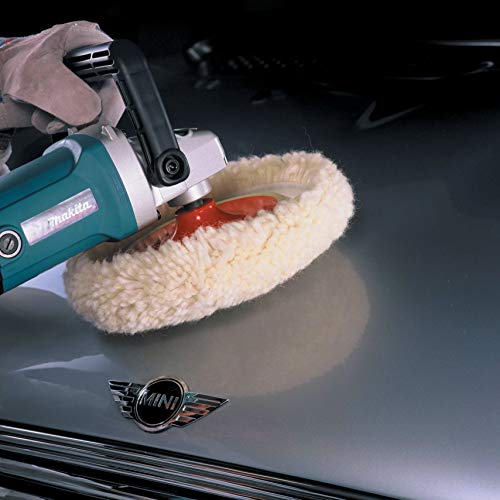 Woolous Wool Buffing Pads 7 Inch, 3 Pack - 100% Natural Wool Pads for Buffing, Polishing & Compounding Cars, Boats, Trucks, RVs, Motorcycles & Metal Surfaces - Hook & Loop for Quick Attachment